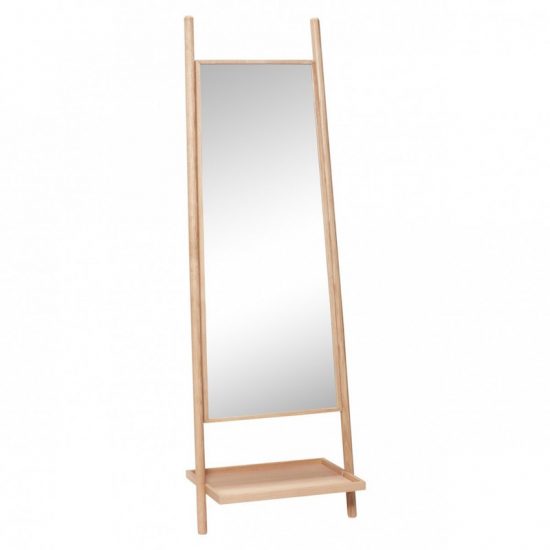 Miroir sur pied en bois naturel (184 x 61 cm), Hübsch, 287,50€