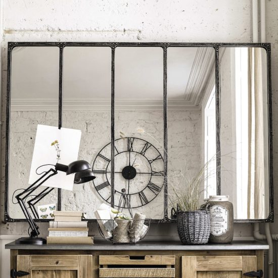 Miroir 'Cargo' en métal (180 x 124 cm), Maisons du Monde, 299€