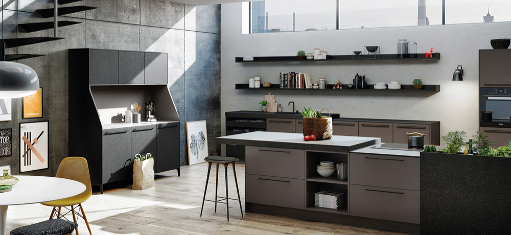 En exclusivité à Batibouw : le 1er buffet de cuisine réédité pour le nouveau style URBAN