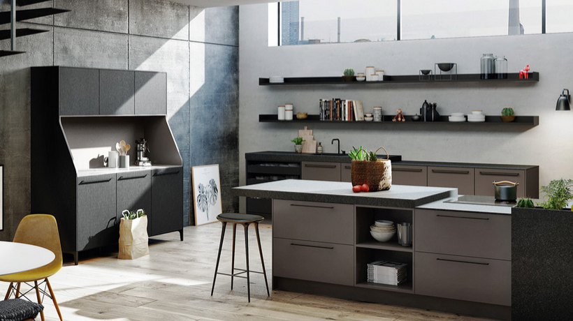 En exclusivité à Batibouw : le 1er buffet de cuisine réédité pour le nouveau style URBAN