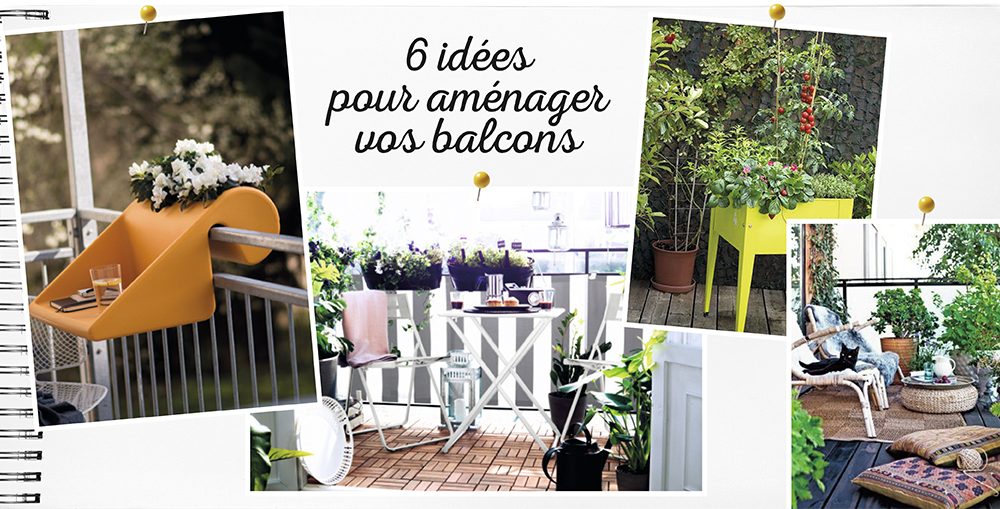 6 idées pour aménager son balcon