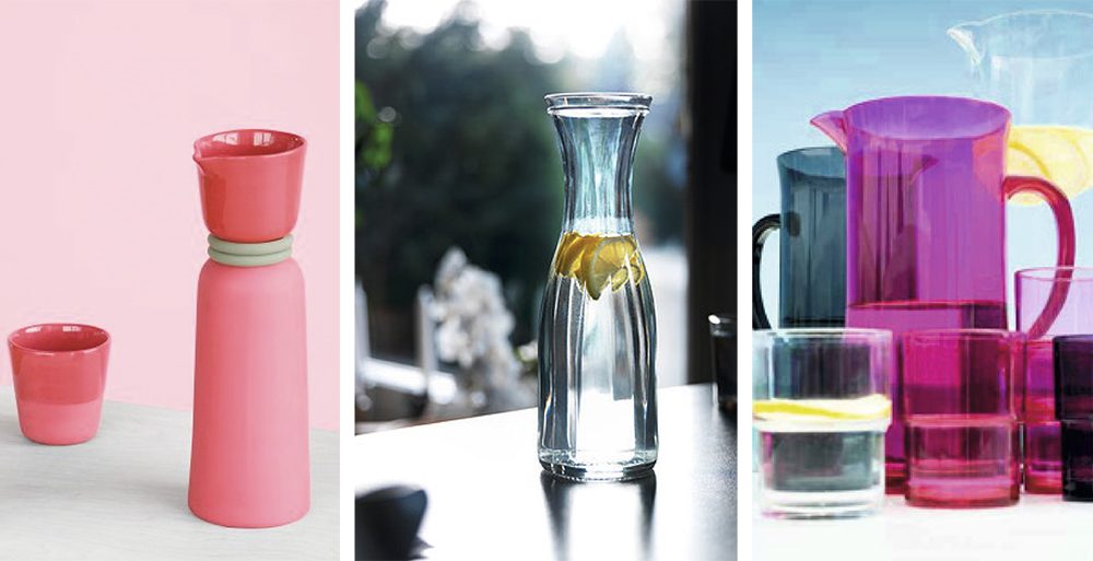 Pichets, carafes & cie