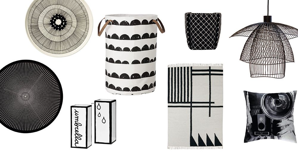 10 beaux objets en noir & blanc