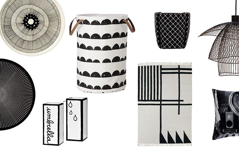 10 beaux objets en noir & blanc