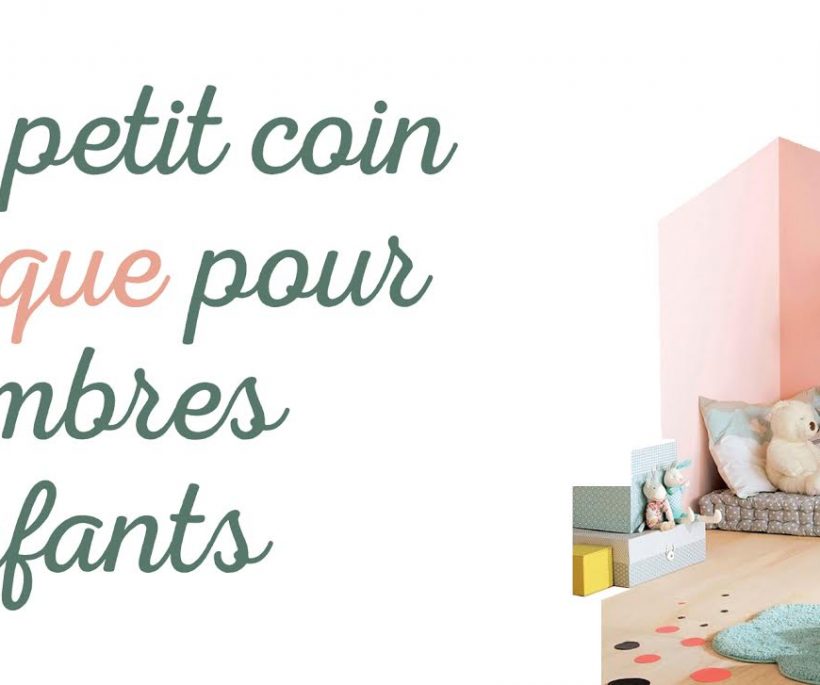 Un petit coin ludique pour chambres d’enfants