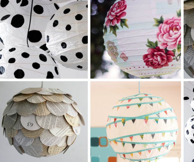 Je customise mes lanternes en papier