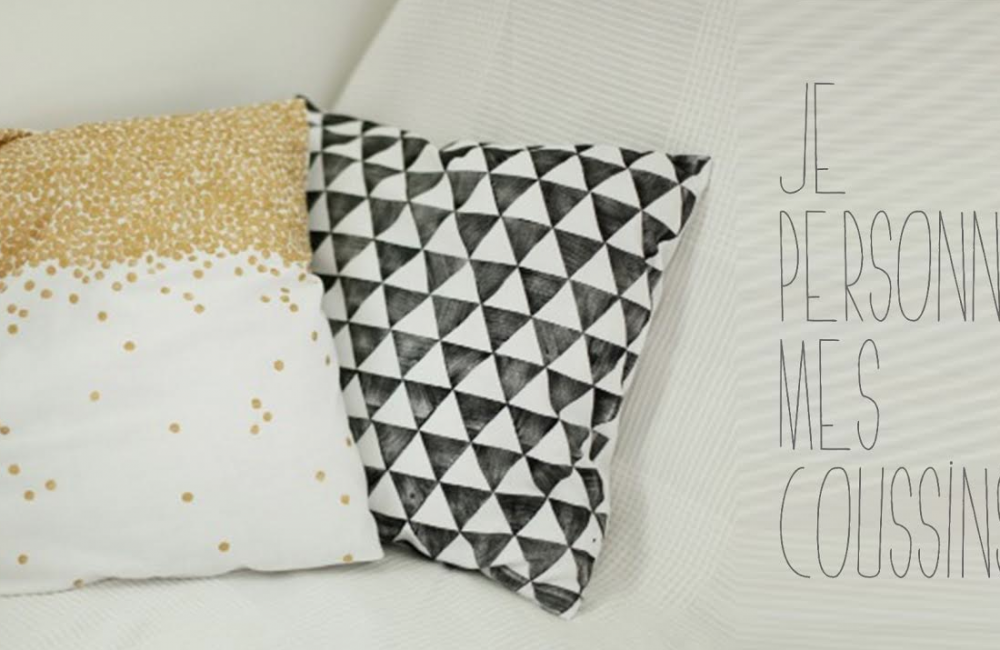 Je personnalise mes coussins