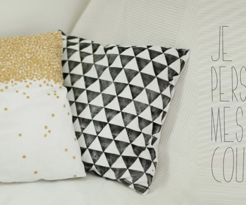 Je personnalise mes coussins