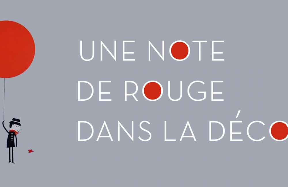 Une note de rouge dans la déco