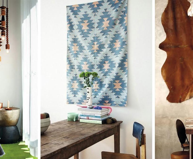 Des tapis au mur