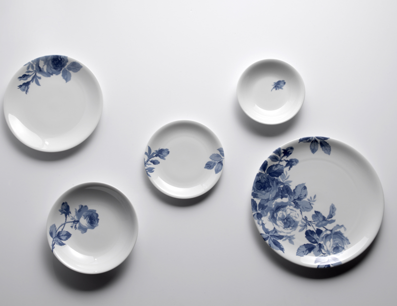 Des nuances de bleu sur nos assiettes