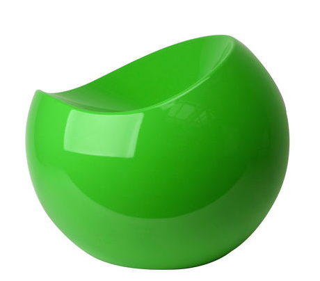 Pouf "Ball chair" en ABS laqué (50 x 50 x 33 cm), XLBoom. 220 euros.
