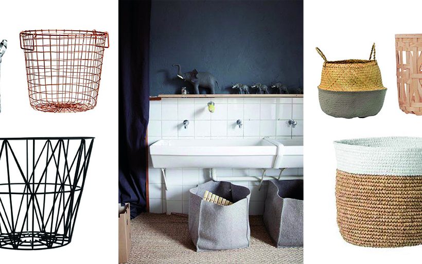 De grands paniers pour décorer