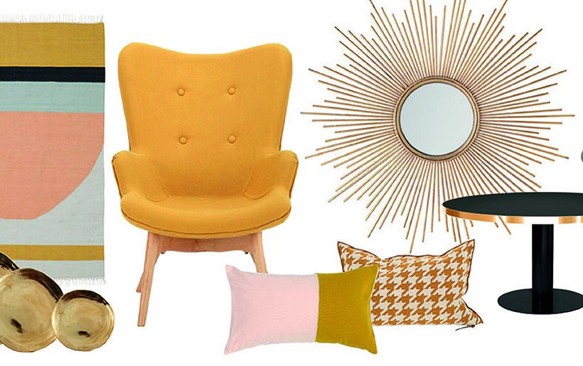 Ocre et doré: les objets brillent de mille feux!