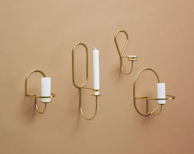 Pour elle: bougeoirs 'Lup" (H.: 35 cm), Hay. 50 euros.