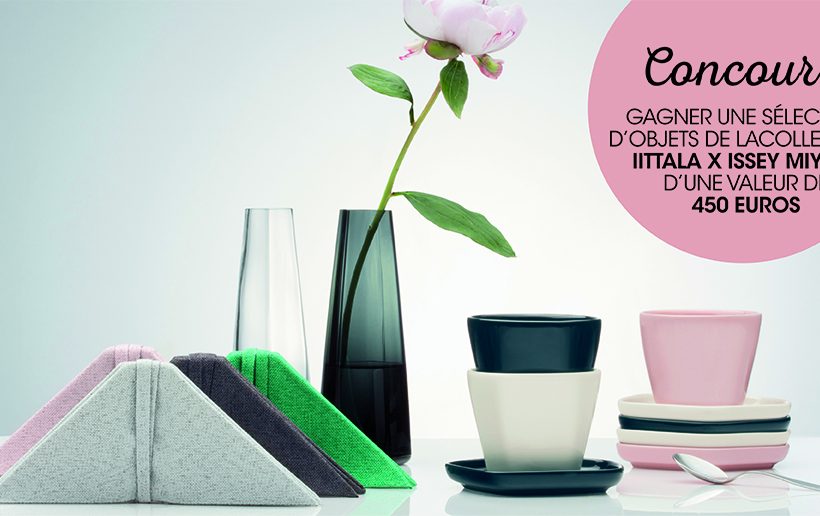 Gagnez une des 4 décos de table Issey Miyake x Iittala