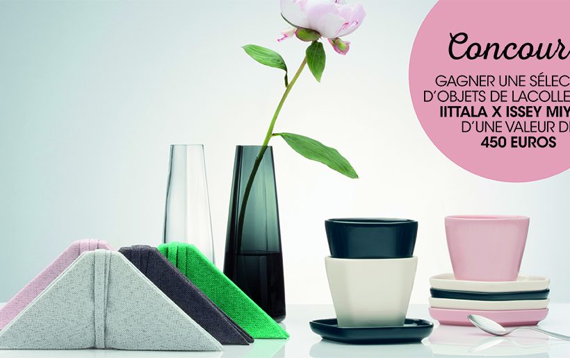 Gagnez une des 4 décos de table Issey Miyake x Iittala