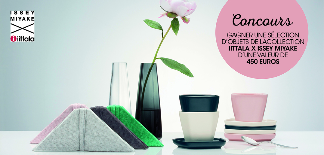 Gagnez une des 4 décos de table Issey Miyake x Iittala