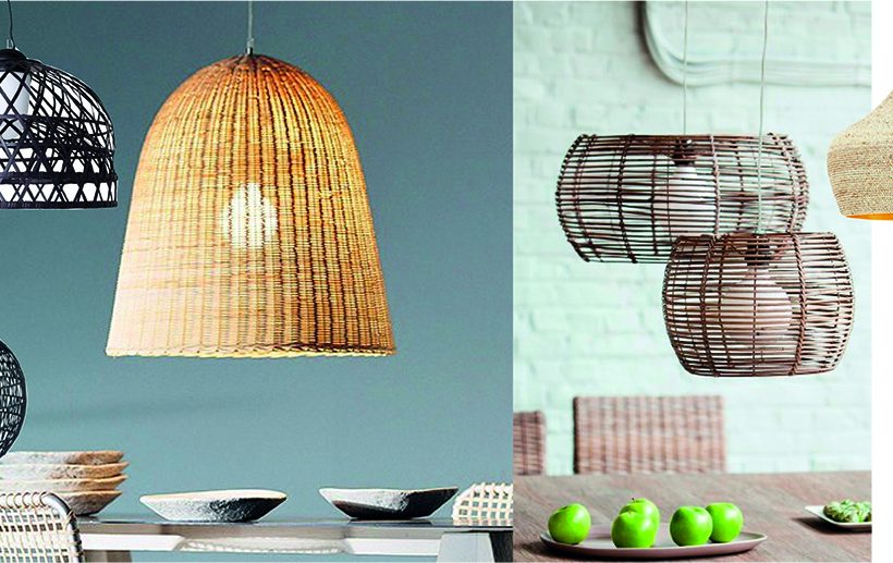 Shopping: des suspensions en fibres naturelles