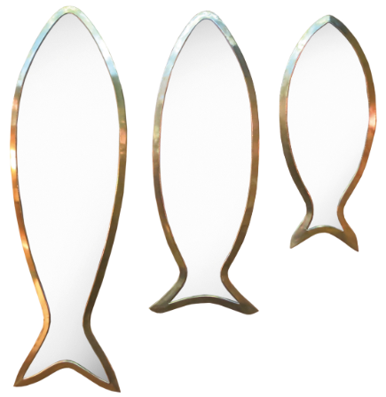 Miroirs, Home autour du monde. 115 euros (25 x 58 cm); 172 euros (29 x 80 cm) et 225 euros (33 x 100 cm). Infos: 02/503 55 92.