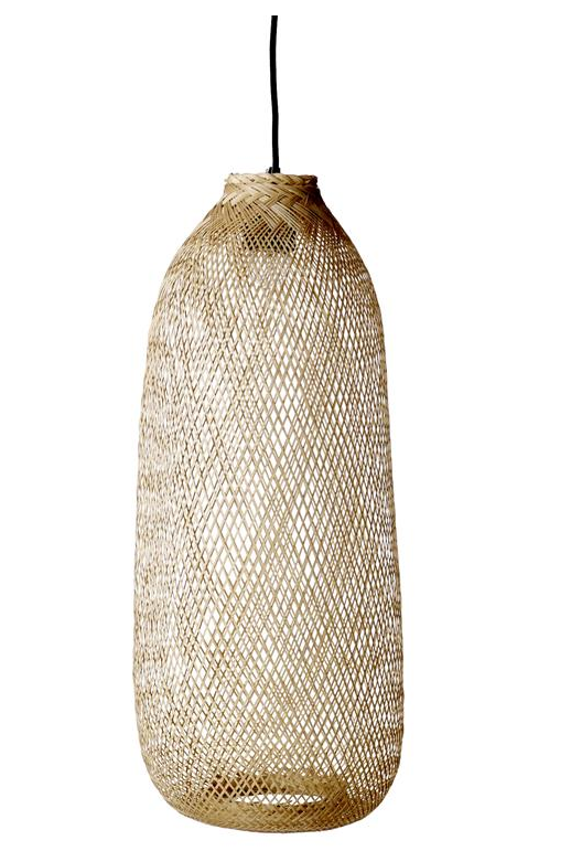 Suspension en bambou (H.: 65 cm), Bloomingville. 185 euros.