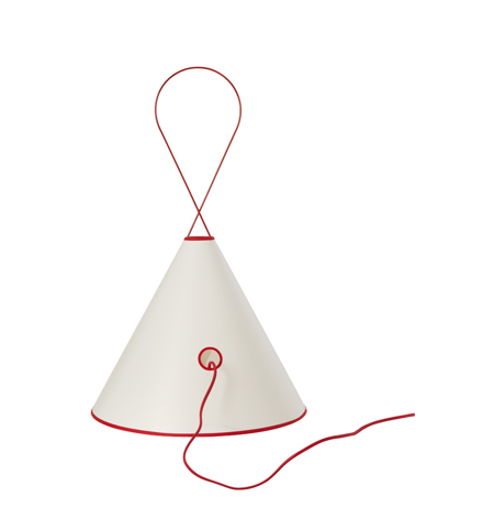 Baladeuse "Tipee" en tissu (H.: 72,5 cm), Forestier. 160 euros.