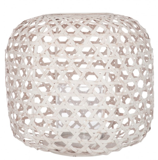 Lanterne en bambou de la collection "Mint to be" (H.: 51 cm), J-Line. 99 euros.