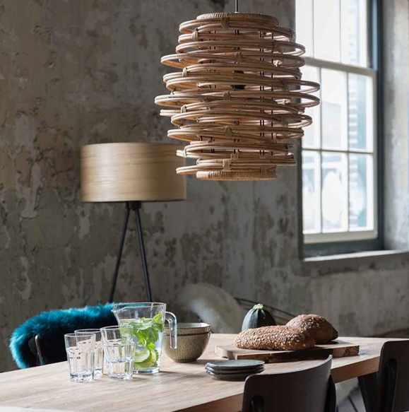 "Kubu", suspension en rotin, La Redoute. 154 euros.