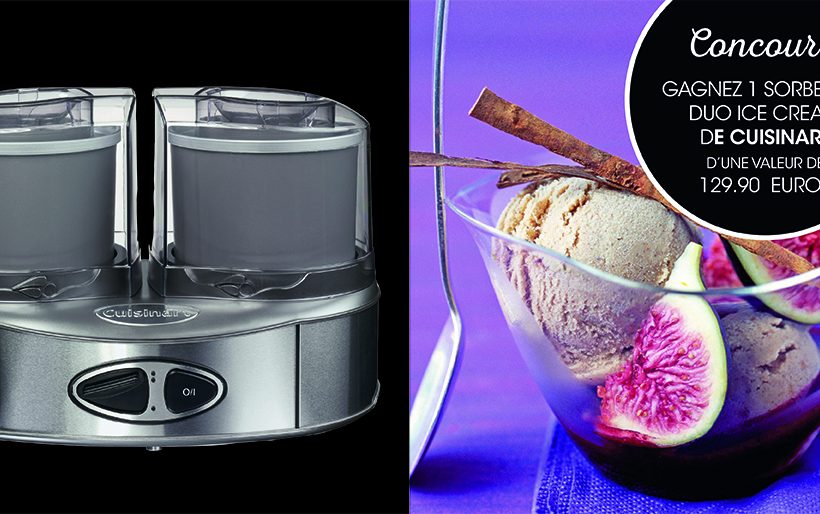 Gagnez une sorbetière Duo Ice Cream de Cuisinart