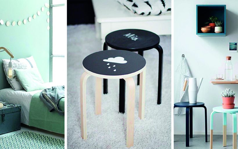Tabouret Frosta de Ikea: 10 façons de les customiser