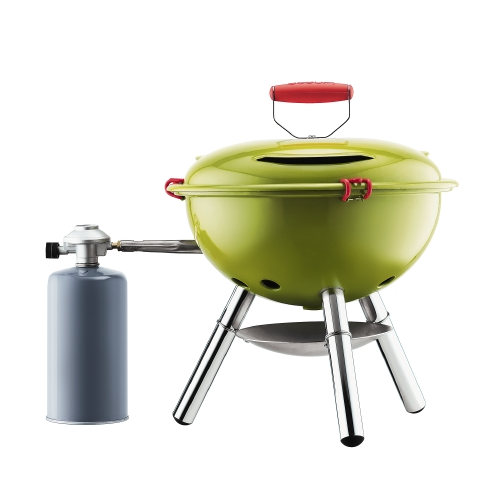 "Fyrkat", barbecue nomade à gaz (38,2 x 38,2 x 45,5 cm), Bodum. 49,90 euros.