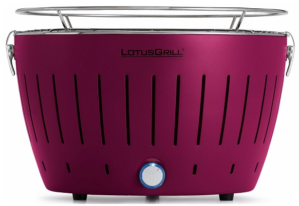 "LotusGrill", barbecue nomade à charbon de bois avec housse de transport (Diam.: 37 cm), Le Lotus Grill. 159 euros.