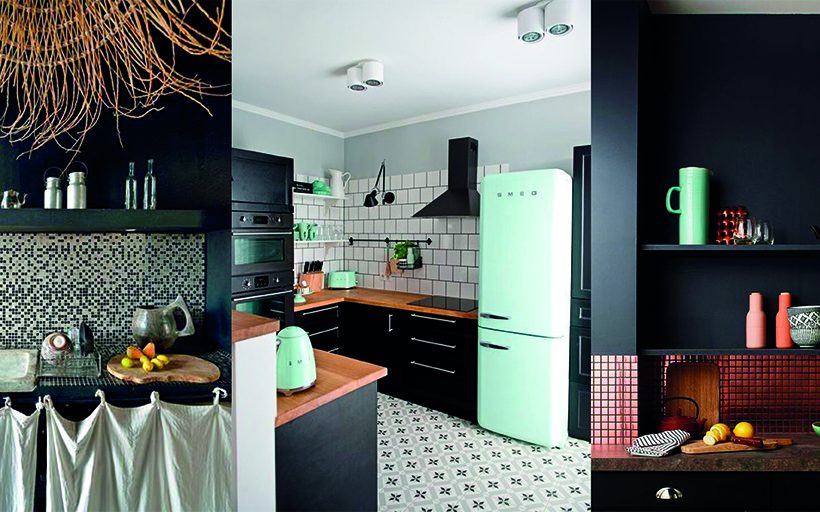 On ose le noir dans la cuisine