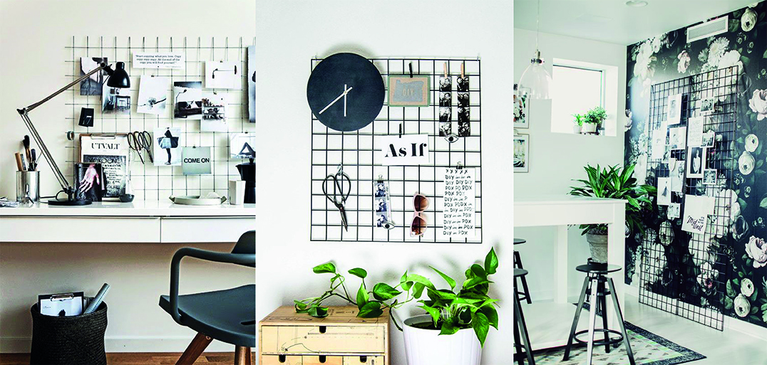 DIY: créez un “moodboard” à partir d’un grillage