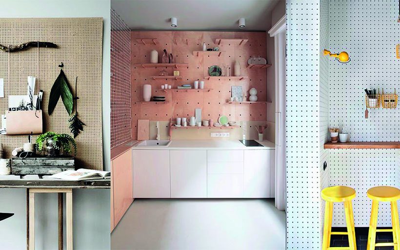 Le panneau perforé dans la déco: pratique et esthétique