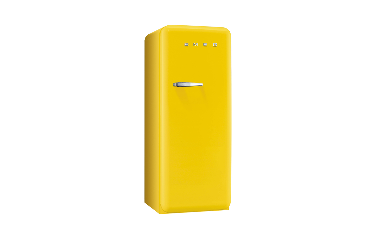 Un frigo jaune 