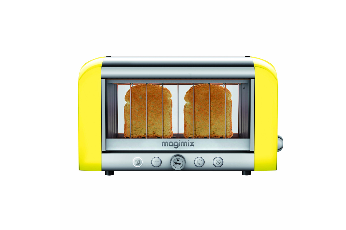 Un toaster jaune canari
