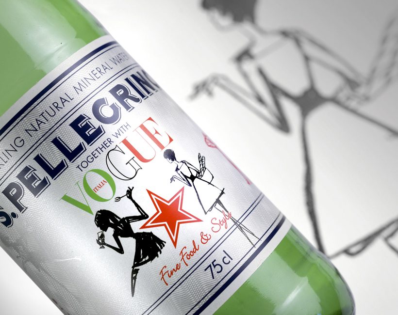 San Pellegrino et Vogue Italia : le style en bouteille