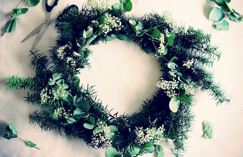 DIY : une couronne de Noël trendy