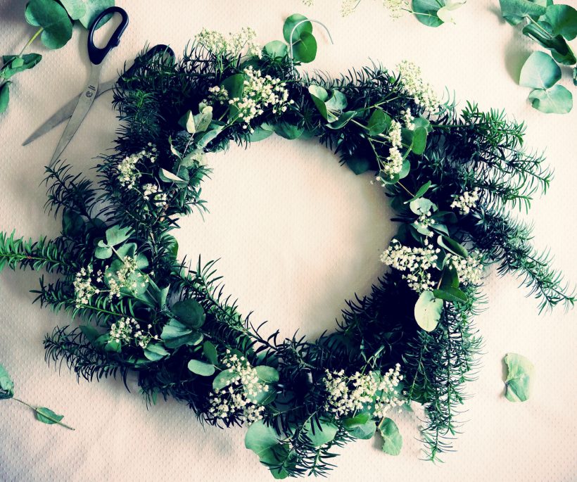 DIY : une couronne de Noël trendy