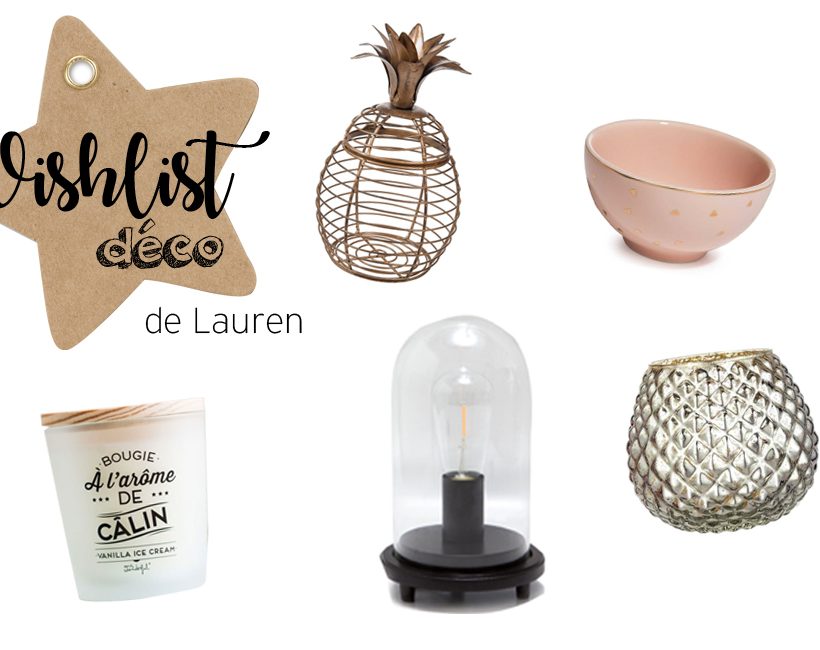 La wishlist déco de Lauren