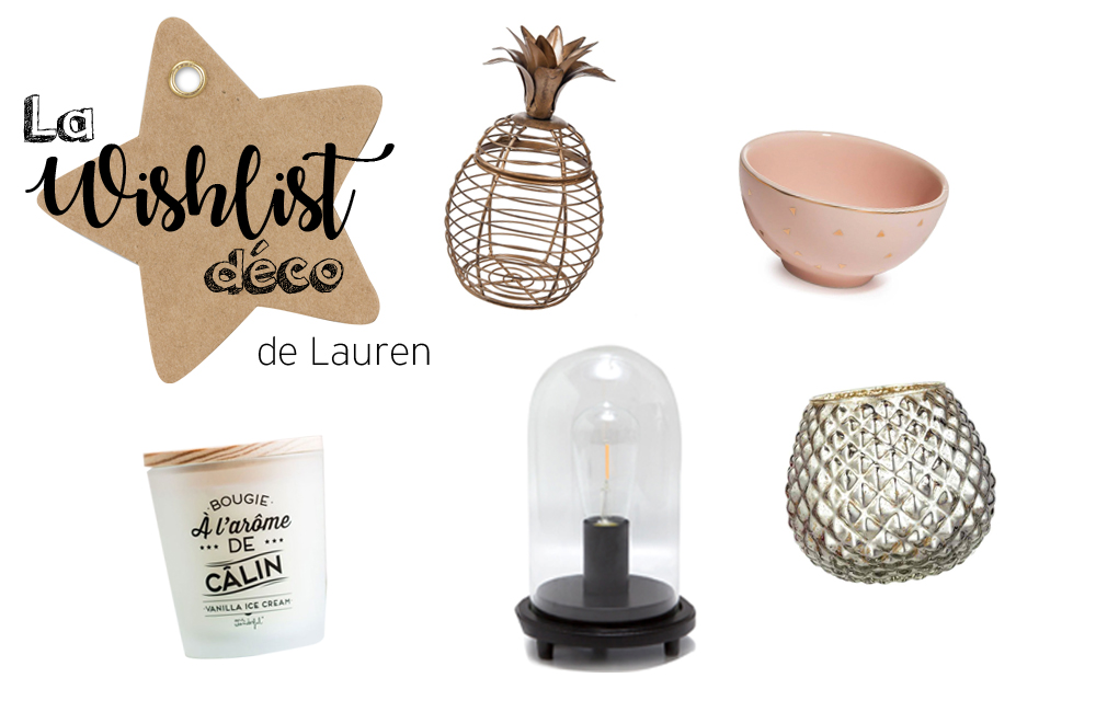 La wishlist déco de Lauren