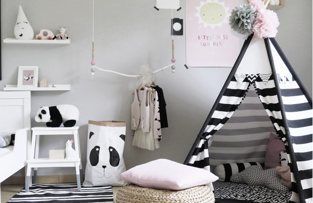 Pinterest : 12 chambres d’enfants en noir et blanc