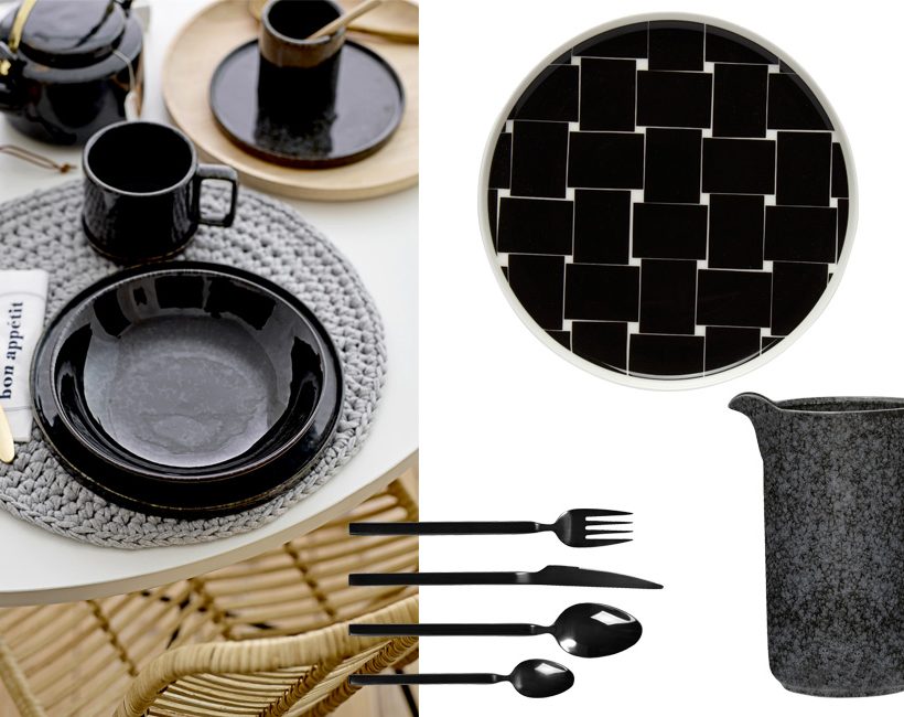 Du noir à table, c’est beau