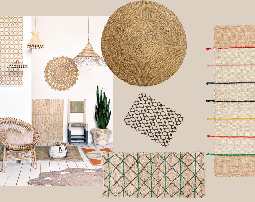 Des tapis en jute pour un look naturel