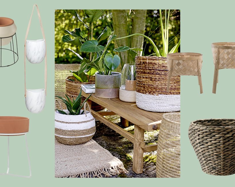 Des cache-pots de style