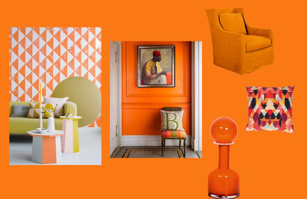 Pinterest: l’orange réveille la déco!