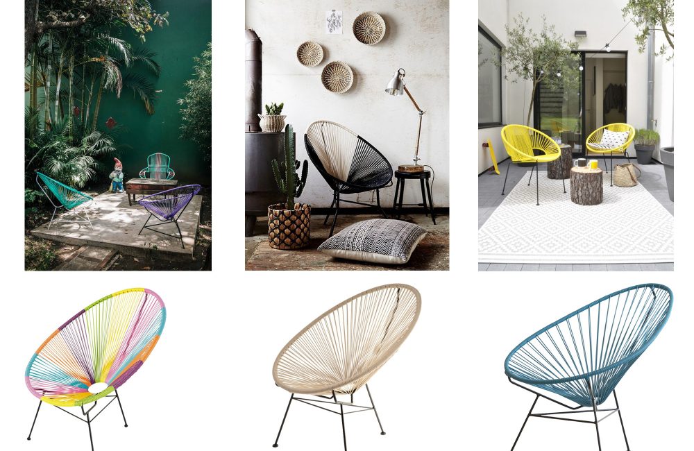 Pinterest: le fauteuil Acapulco, parfait pour l’été!