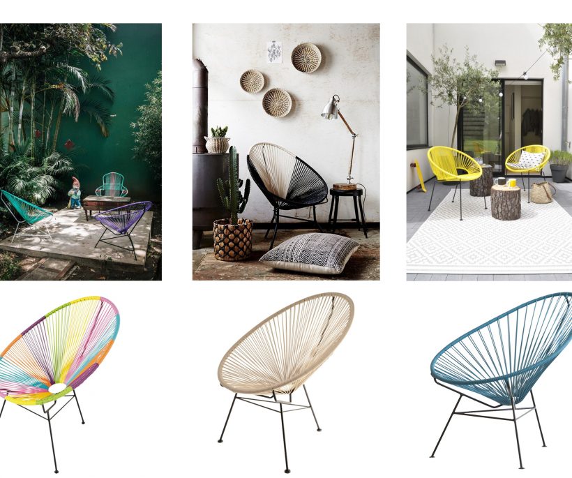 Pinterest: le fauteuil Acapulco, parfait pour l’été!