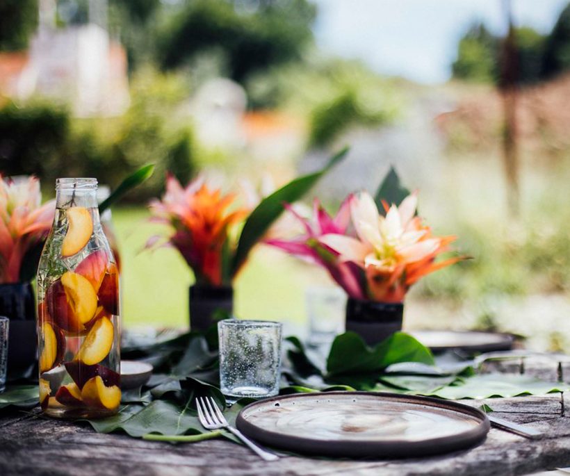 Inspiration : une table d’été tropicale par Fouettmagic